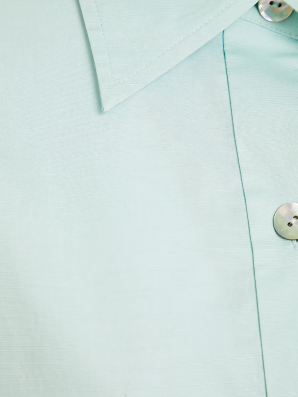 Vince NWT Belted Poplin Shirt XL Mint Oversized Button Down Retail $295 - Picture 4 of 4